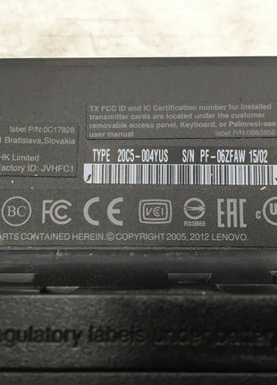 LENOVO THINKPAD E440 - BOOTS TO BIOS/BAD LCD - INTEL I5 4200M - NO RAM -READ-BB