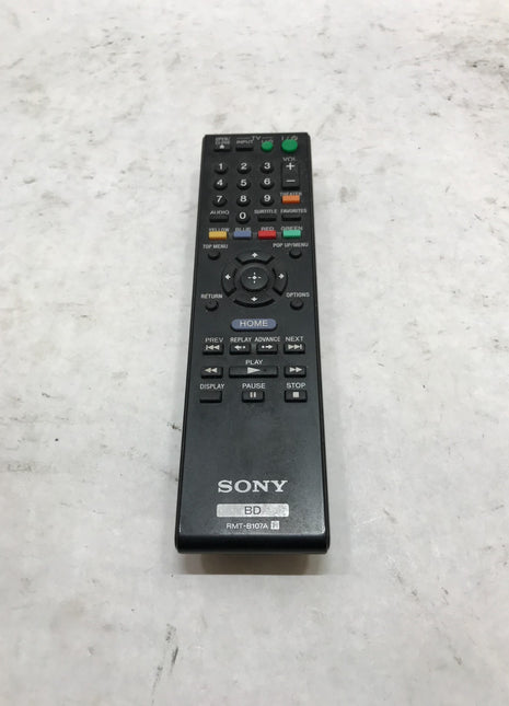 Sony BD Remote Control RMT-B107A for Blu-ray Players - Tested And Working!! - DW