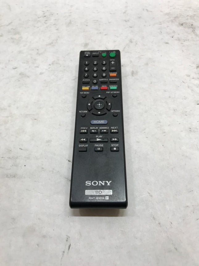 Sony BD Remote Control RMT-B107A for Blu-ray Players - Tested And Working!! - DW