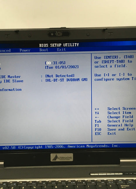 ALTERNATIVE SYSTEMS Z86J - BOOTS TO BIOS - INTEL CORE 2 DUO - 4GB RAM - READ -BB
