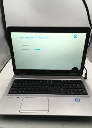 HP PROBOOK 650 G2 - FOR PARTS/BIOS LOCKED - INTEL I5 6200U - 8GB RAM - READ - BB