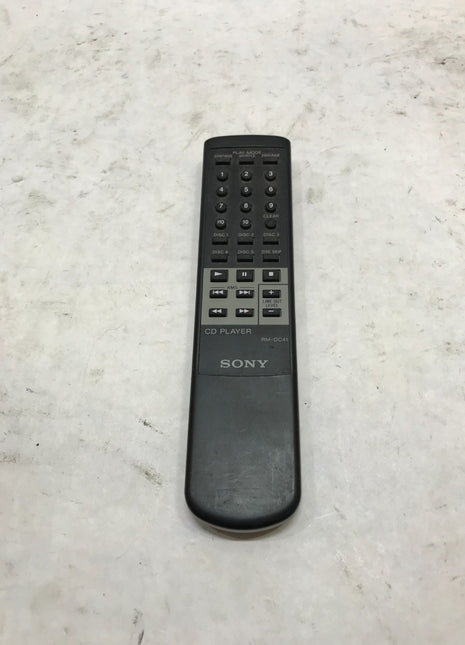 Original Sony RM-DC41 CD Player Audio Replacement Remote Control Black Works -DW