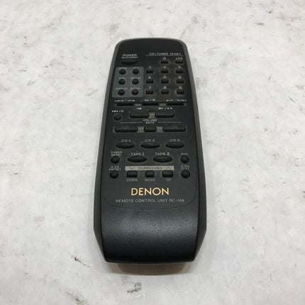 Denon RC-199 Original Replacement Remote Control Unit Tested & Working!!! - DW