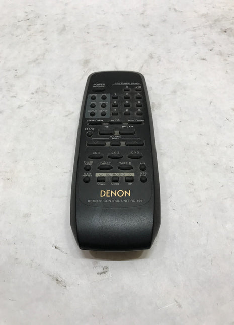 Denon RC-199 Original Replacement Remote Control Unit Tested & Working!!! - DW