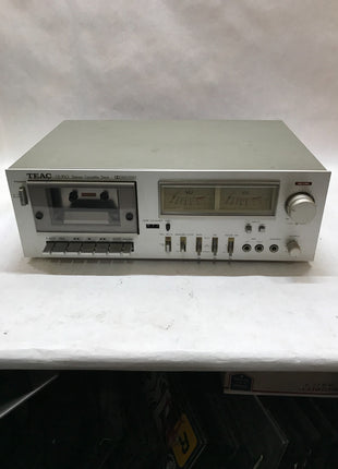 Vintage Silver Teac Stereo Cassette Deck - Model CX-350 Tested & Working!!! - DW