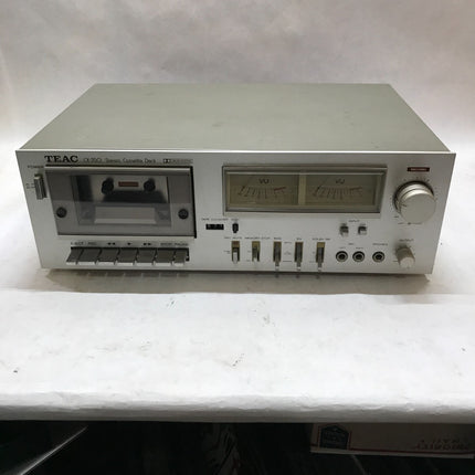 Vintage Silver Teac Stereo Cassette Deck - Model CX-350 Tested & Working!!! - DW