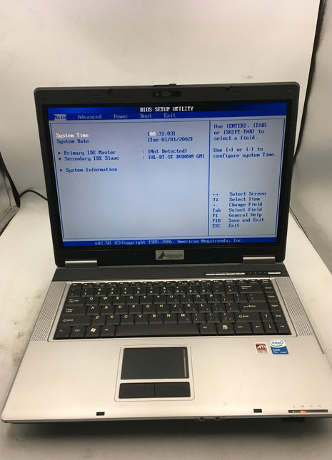 ALTERNATIVE SYSTEMS Z86J - BOOTS TO BIOS - INTEL CORE 2 DUO - 4GB RAM - READ -BB