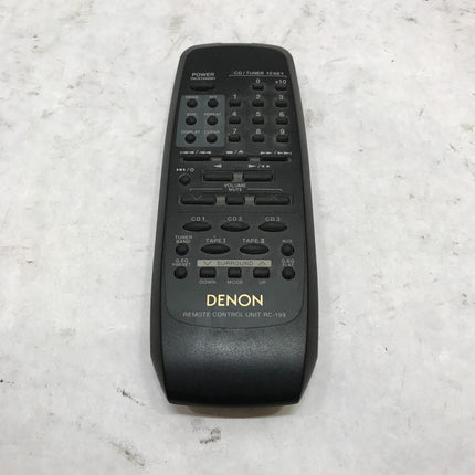 Denon RC-199 Original Replacement Remote Control Unit Tested & Working!!! - DW