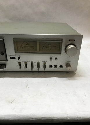 Vintage Silver Teac Stereo Cassette Deck - Model CX-350 Tested & Working!!! - DW