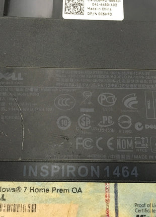 DELL INSPIRON 1464 - FOR PARTS/REPAIR - INTEL I3 1ST GEN - NO RAM -READ DESC- BB