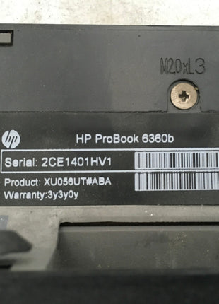 HP PROBOOK 6360B - FOR PARTS/BAD LCD - INTEL I5 2ND GEN - NO RAM - 13" -READ- BB