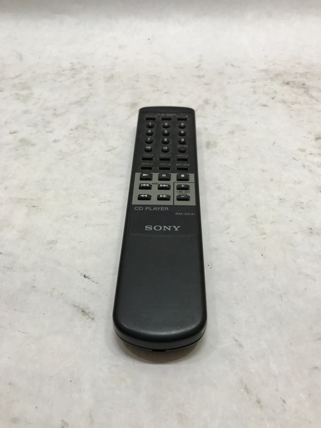 Original Sony RM-DC41 CD Player Audio Replacement Remote Control Black Works -DW